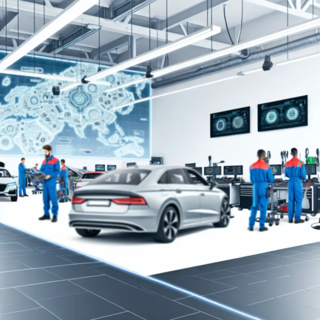 Nowoczesny warsztat samochodowy z najnowszymi technologiami serwisowymi